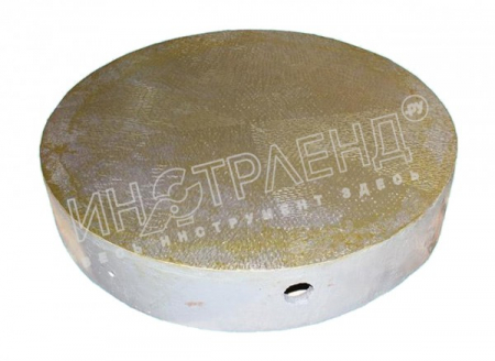 Плита чугунная круглая d1000х180мм поверочная и разметочная шаброванная кл. точн. 2 "TLX"