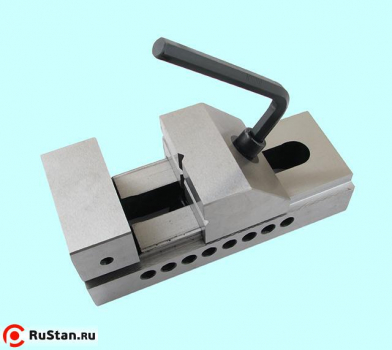 Тиски Станочные 100мм прециз-ые быстрозажимные сталь непов. ход 125мм // и перпенд. 0,005/100 HRС 58-62 "TLX"