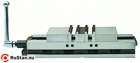 Тиски Станочные 160мм 2-х позиционные, стальные непов., губки закаленные HRC 50-60 (Q93-160) "CNIC"