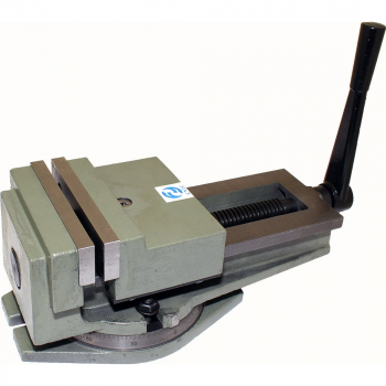 Тиски Станочные 160мм чугунные поворотные с открытым винтом, ход 180мм LTB160 (Q13) "CNIC"