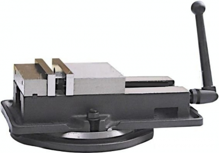 Тиски Станочные 160мм прецизионные стальные повор. удл. HRC 50-60, // 0,025/100мм удл.(QМ16160L) "CNIC"