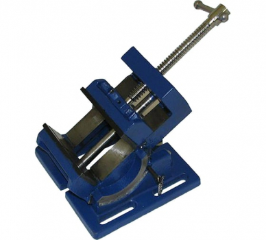 Тиски Станочные синусные 100мм неповоротные для сверлильных станков, ход 95мм LTJ004K "CNIC"