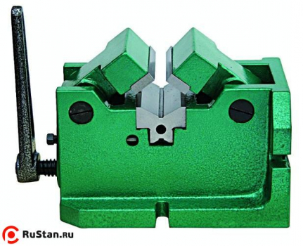 Тиски Станочные трубные 100 мм для зажима цилиндрических заготовок d 10-80мм (QW 62) "CNIC"