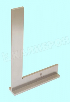Угольник УШ   100х70  поверочный слесарный с широким осн. кл.т.1 DIN 875 "TLX" (ZT07-B119) нерж. сталь